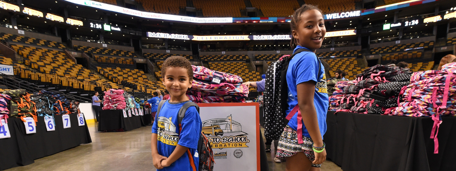 Fans make their return for a Celtics game at TD Garden