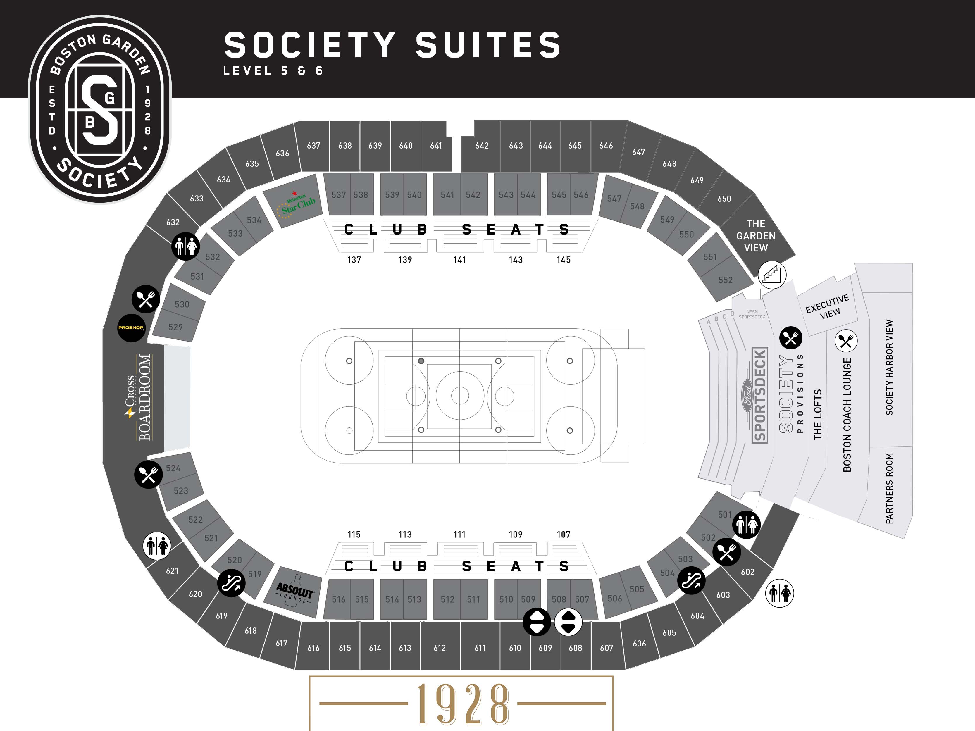 Society Suites Boston Garden Society TD Garden TD Garden