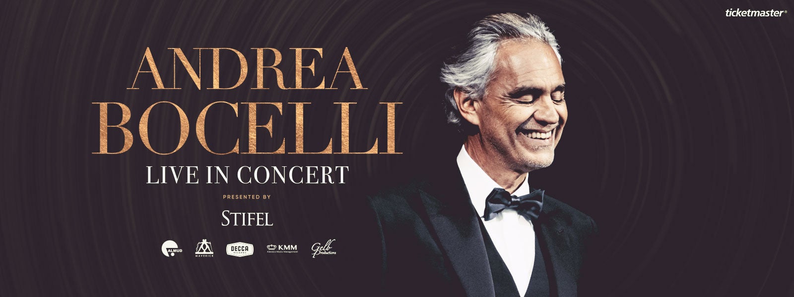 Rescheduled Date: Andrea Bocelli