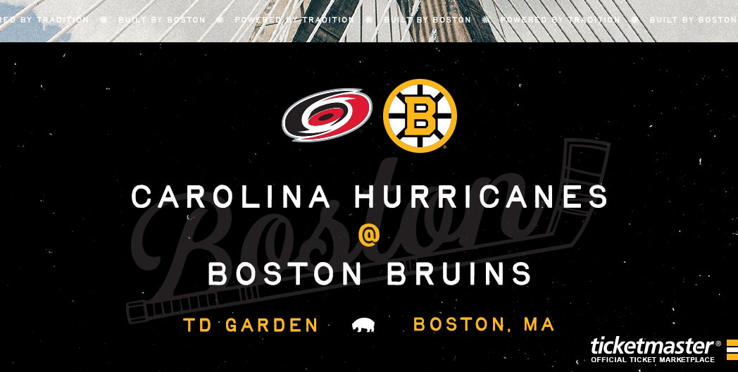More Info for Bruins vs. Hurricanes