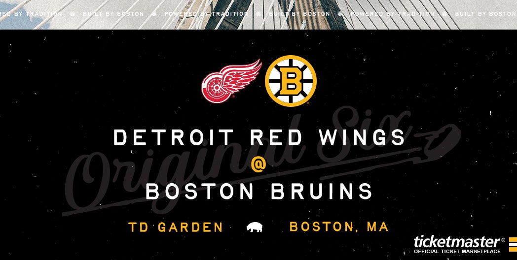 More Info for Bruins vs. Red Wings