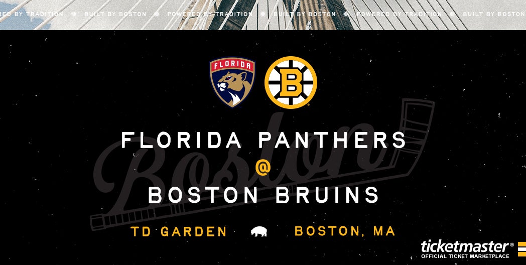 More Info for Bruins vs. Panthers