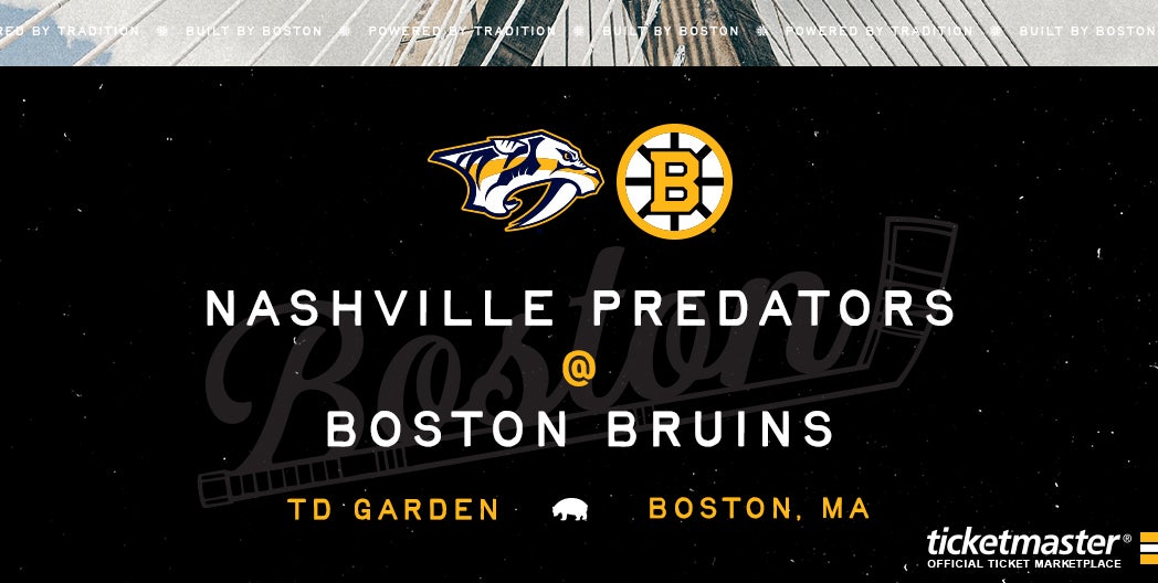 More Info for Bruins vs. Predators