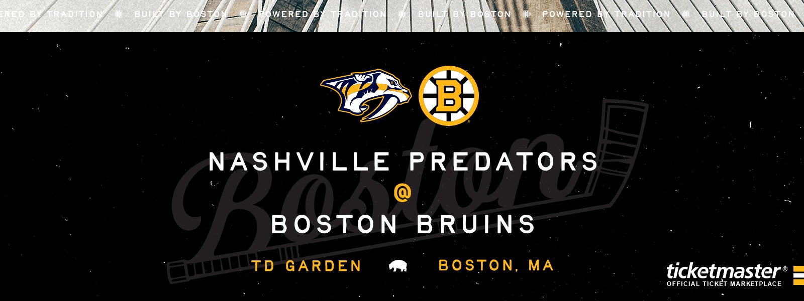 Bruins vs. Predators