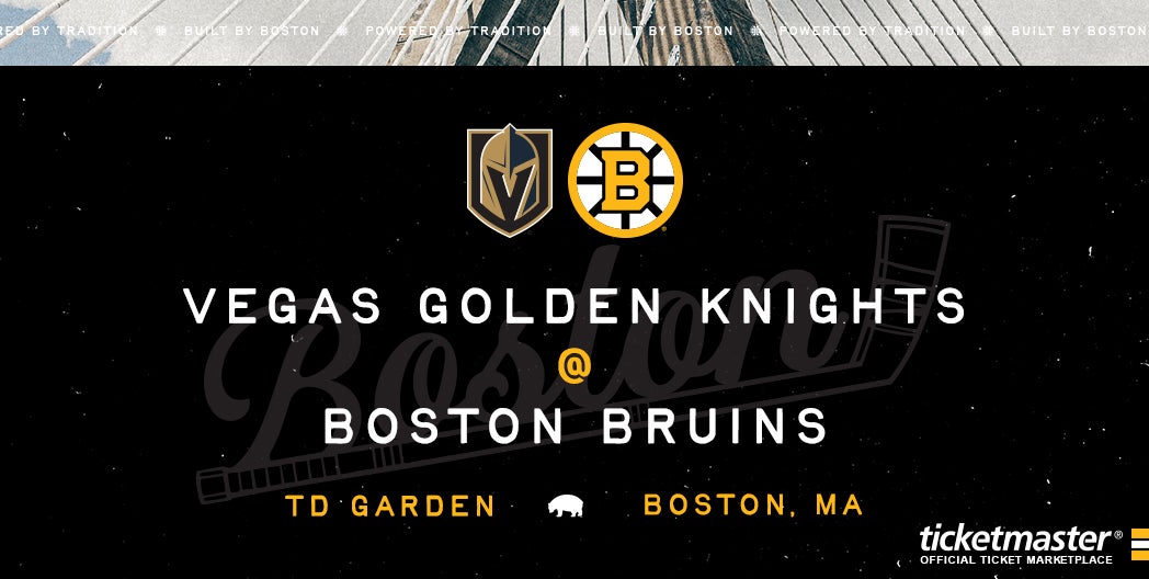More Info for Bruins vs. Golden Knights