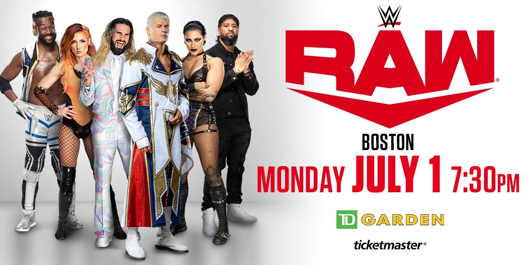 WWE Monday Night RAW TD Garden