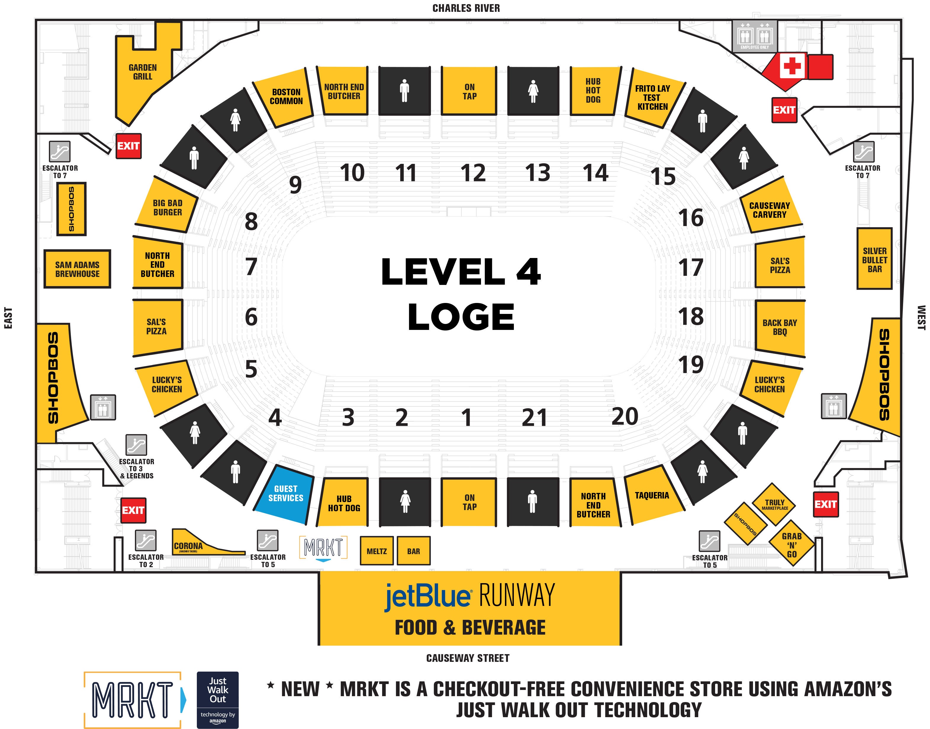 TD Garden Seating 