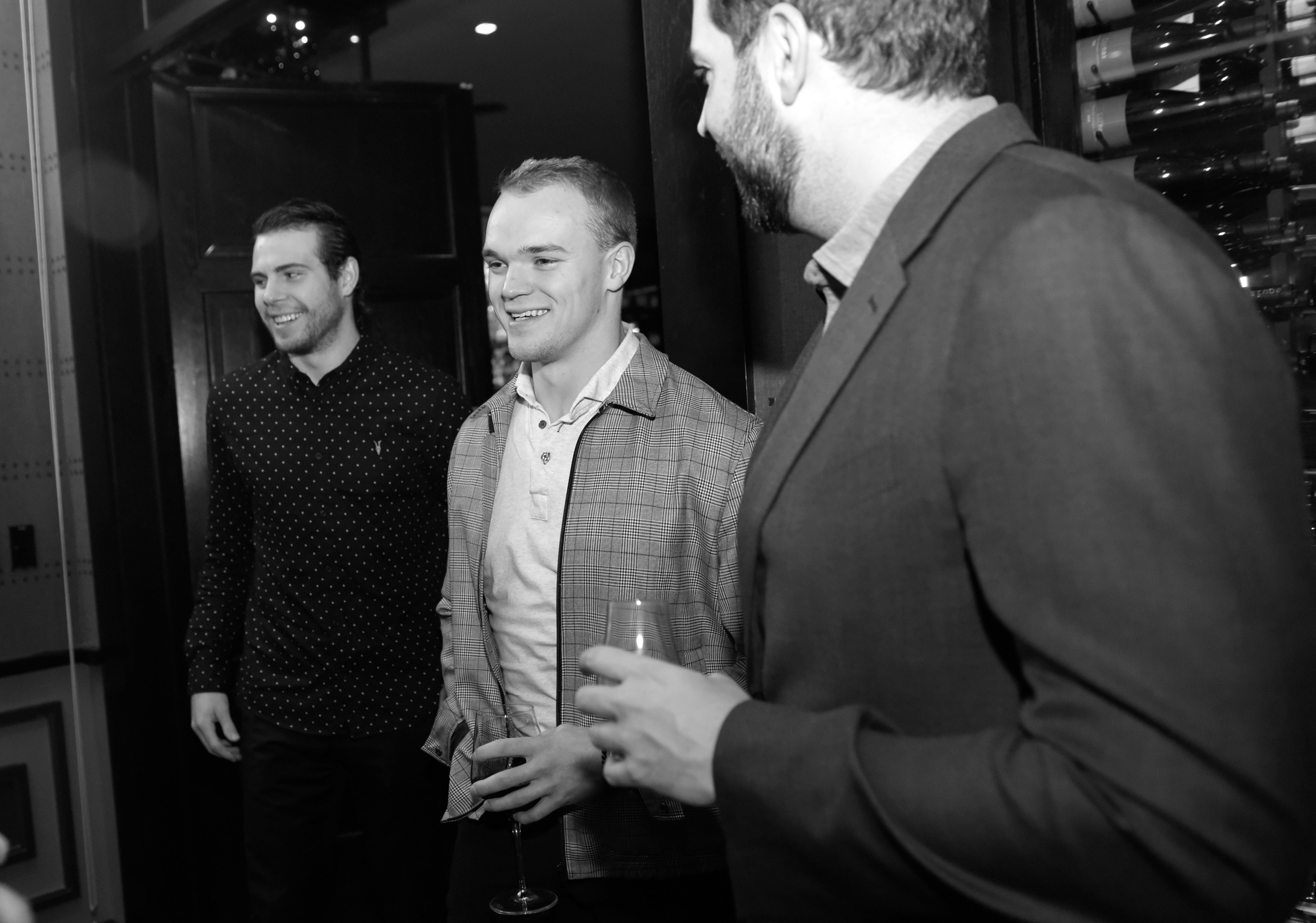 Dinner w/Bruins players