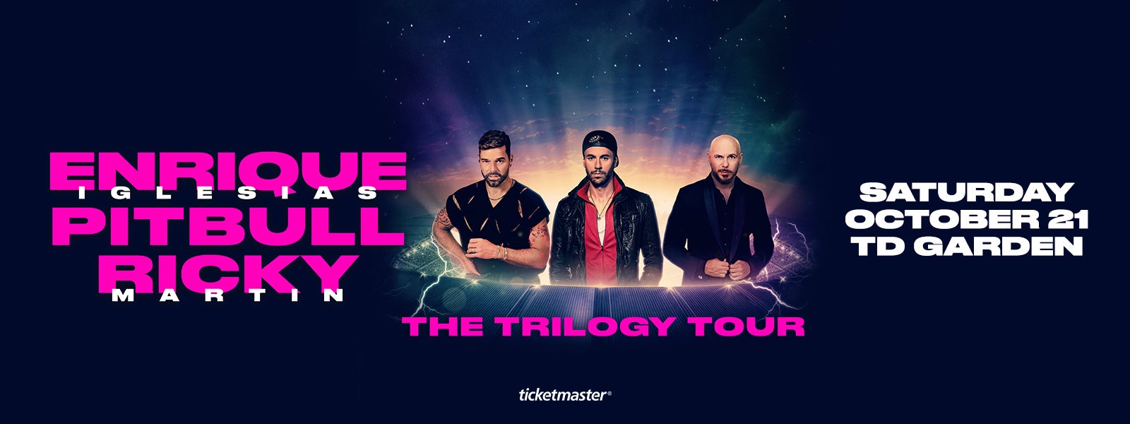The Trilogy Tour featuring Ricky Martin, Pitbull, and Enrique Iglesias