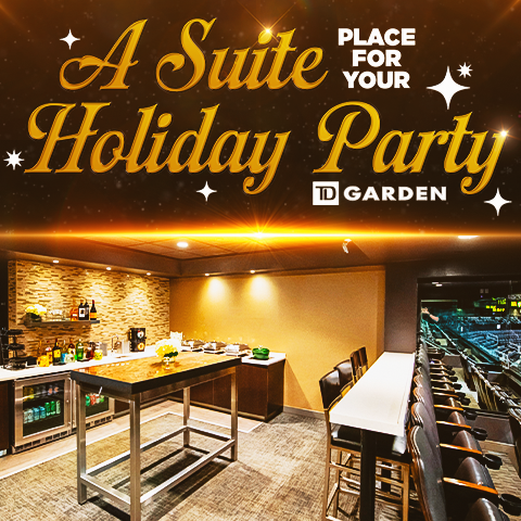 Private suite setup for holiday parties