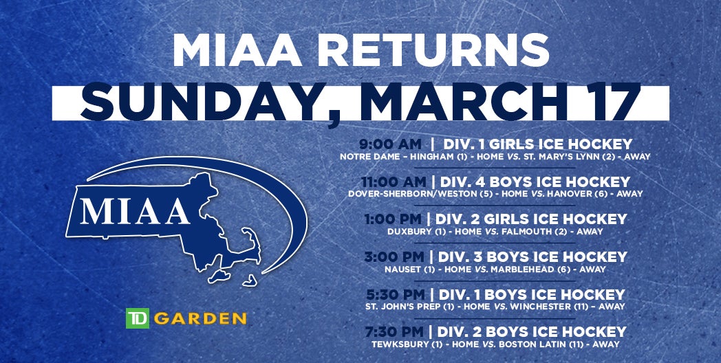 MIAA 2025 Ice Hockey State Championships TD Garden