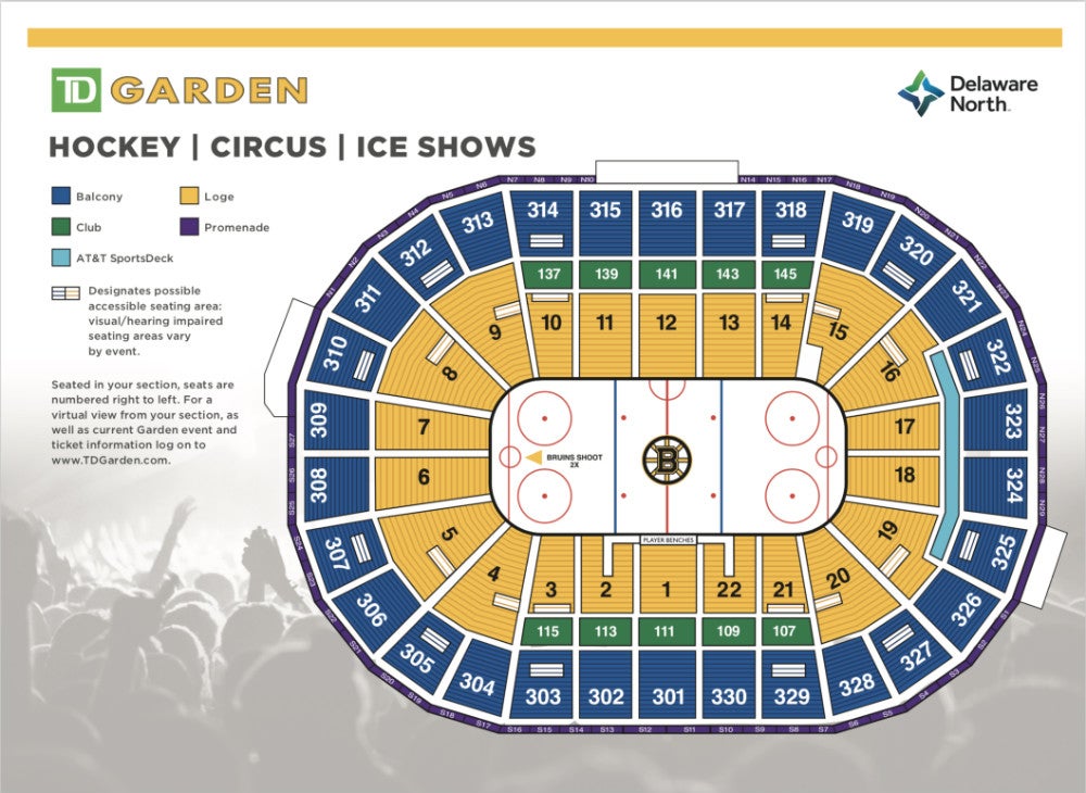 Td Garden Seating Chart Adele